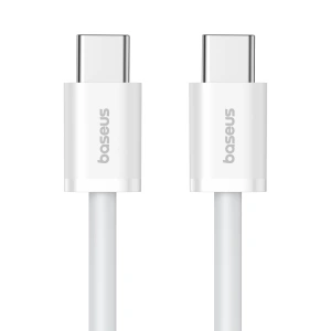 Buy Baseus Superior Series ll USB-C / USB-C cable 30W 480Mb/s 1m white - BSU4848 - {ean13} - Home Screen Store Europe