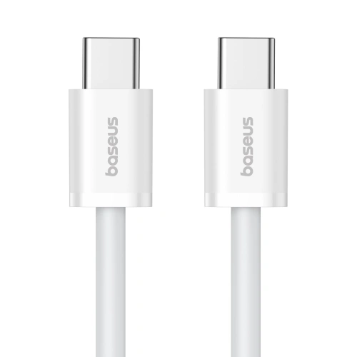 Kup Cablul Baseus Superior Series ll USB-C / USB-C 30W 480Mb/s 1m alb - BSU4848 - {ean13} - Sklep Home Screen