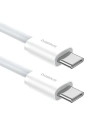 Kup Cablul Baseus Superior Series ll USB-C / USB-C 30W 480Mb/s 1m alb - BSU4848 - {ean13} - Sklep Home Screen