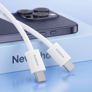 Kup Kabel Baseus Superior Series ll USB-C / USB-C 30W 480Mb/s 1m weiß - BSU4848 - {ean13} - Sklep Home Screen