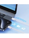 Kup Cablul Baseus Superior Series ll USB-C / USB-C 30W 480Mb/s 1m alb - BSU4848 - {ean13} - Sklep Home Screen