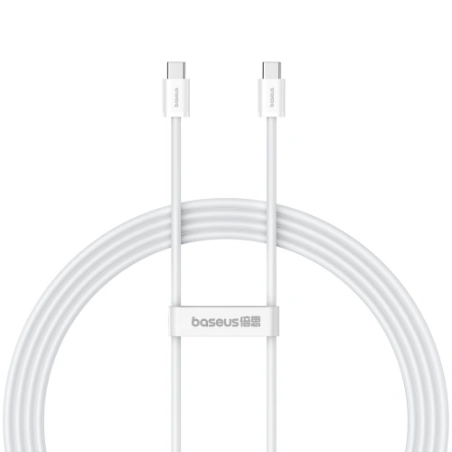 Kup Cablul Baseus Superior Series ll USB-C / USB-C 30W 480Mb/s 2m alb - BSU4849 - {ean13} - Sklep Home Screen