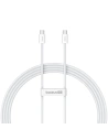 Cablul Baseus Superior Series ll USB-C / USB-C 30W 480Mb/s 2m alb