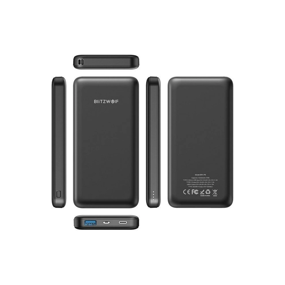 Powerbank 10000mAh BlitzWolf BW-P9 QC 3.0, Power Delivery, 18W