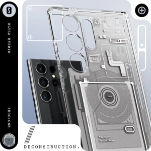 Kup Case Spigen Ultra Hybrid Samsung Galaxy S24 Ultra Zero One Weiß - SPN3349 - {ean13} - Sklep Home Screen