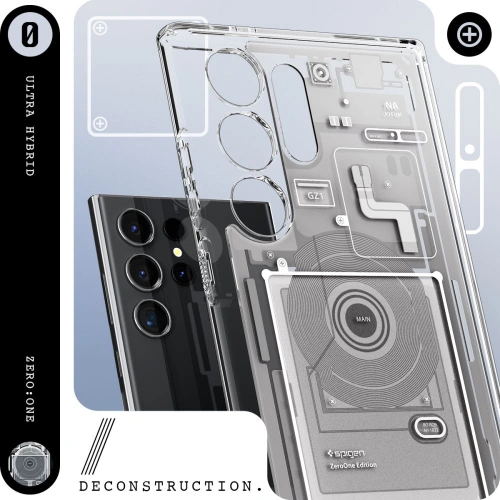 Kup Etui Spigen Ultra Hybrid Samsung Galaxy S24 Ultra Zero One White - SPN3349 - {ean13} - Sklep Home Screen
