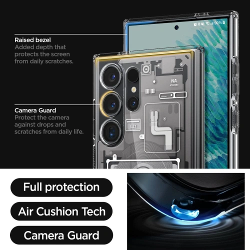 Kup Etui Spigen Ultra Hybrid Samsung Galaxy S24 Ultra Zero One White - SPN3349 - {ean13} - Sklep Home Screen