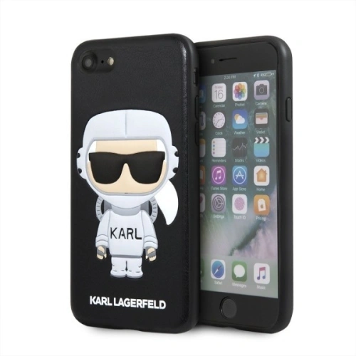 Kup Karl Lagerfeld KLHCI8KSCO Apple iPhone SE 2022/SE 2020/8/7 kemény tok fekete/kék Karl Space Cosmonaut - KLD076BLK - {ean13} - Sklep Home Screen