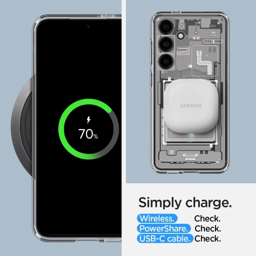 Buy Spigen Ultra Hybrid Samsung Galaxy S24 Zero One White - SPN3350 - {ean13} - Home Screen Store Europe
