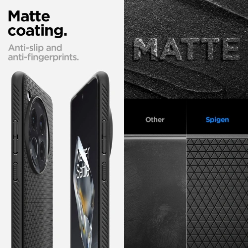 Buy Spigen Liquid Air OnePlus 12 Matte Black - SPN3351 - {ean13} - Home Screen Store Europe