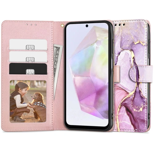Kup Case Tech-Protect Wallet Samsung Galaxy A35 5G Marmor - THP2669 - {ean13} - Sklep Home Screen