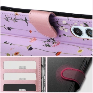 Kup Etui Tech-Protect Wallet Samsung Galaxy A35 5G Garden Violet - THP2670 - {ean13} - Sklep Home Screen