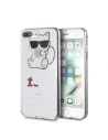 Karl Lagerfeld KLHCI8LCFA hardcase transparent pentru iPhone 7/8 Plus Choupette Fun