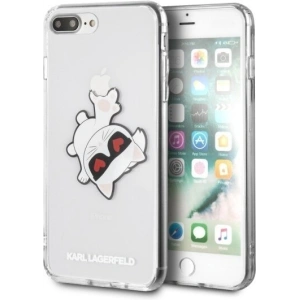 Kup Karl Lagerfeld KLHCI8LCFHE iPhone 7/8 Plus hardcase transparent Choupette Fun - KLD081CL - {ean13} - Sklep Home Screen