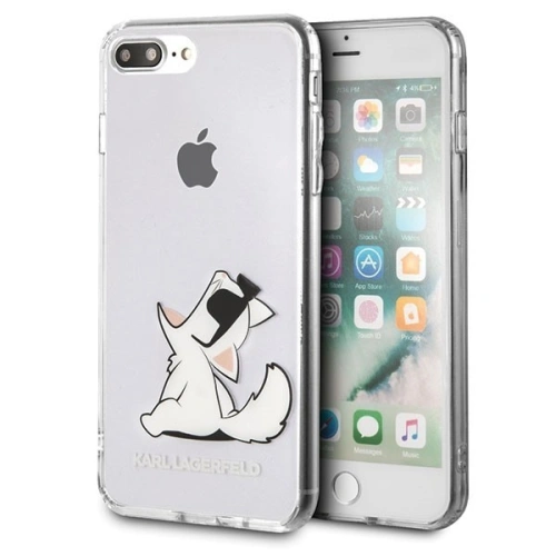 Kup Karl Lagerfeld KLHCI8LCFNRC iPhone 7/8 Plus Hartschalenetui transparent Choupette Fun - KLD082CL - {ean13} - Sklep Home Screen