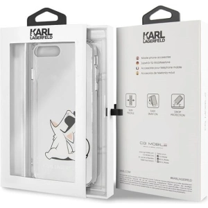 Kup Karl Lagerfeld KLHCI8LCFNRC iPhone 7/8 Plus hardcase transparent Choupette Fun - KLD082CL - {ean13} - Sklep Home Screen