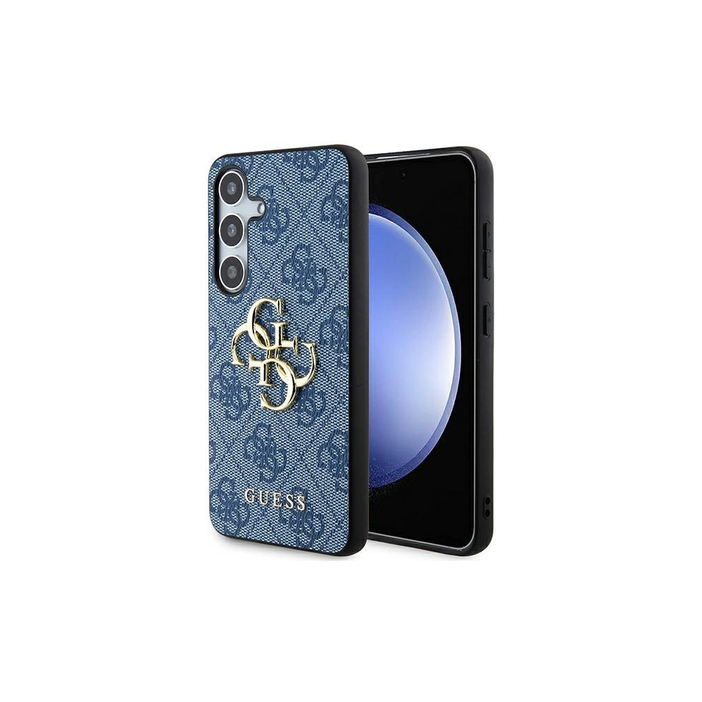 Etui Guess GUHCS24S4GMGBL Samsung Galaxy S24 hardcase 4G Big Metal Logo niebieski/blue
