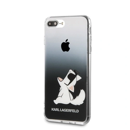 Kup Karl Lagerfeld KLHCI8LCFNRCBK iPhone 7/8 Plus Schutzhülle schwarz/schwarz Choupette Fun - KLD083BLK - {ean13} - Sklep Home Screen