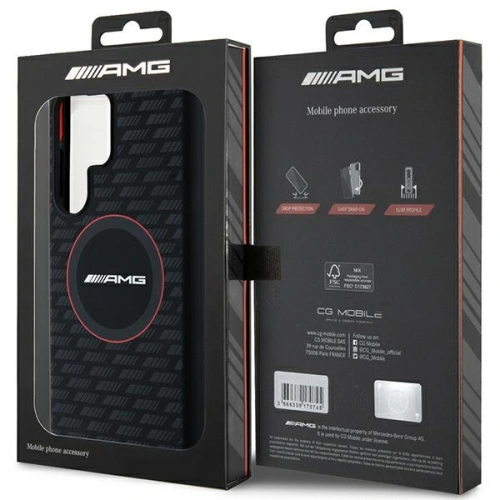 Kup Etui AMG AMHMS24L23SMRK Samsung Galaxy S24 Ultra tvrdý kryt silikonový uhlíkový vzor MagSafe černý/black - MRS95 - {ean13} - Sklep Home Screen