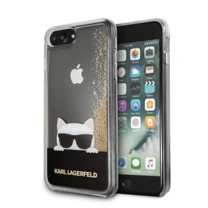 Karl Lagerfeld KLHCI8LCHPEEGO iPhone 7/8 Plus gold hard case Liquid Glitter