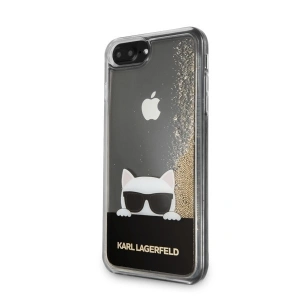 Kup Karl Lagerfeld KLHCI8LCHPEEGO iPhone 7/8 Plus gold/złoty hard case Liquid Glitter - KLD085GLD - {ean13} - Sklep Home Screen
