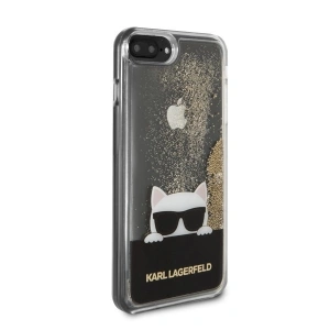 Kup Karl Lagerfeld KLHCI8LCHPEEGO iPhone 7/8 Plus gold/złoty hard case Liquid Glitter - KLD085GLD - {ean13} - Sklep Home Screen
