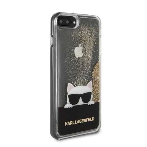 Kup Karl Lagerfeld KLHCI8LCHPEEGO iPhone 7/8 Plus zlatý/hard case Liquid Glitter - KLD085GLD - {ean13} - Sklep Home Screen