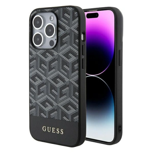Kup Etui Guess GUHMP15XHGCFSEK Apple iPhone 15 Pro Max hardcase GCube Stripes MagSafe negru/black - GUE3322 - {ean13} - Sklep Home Screen