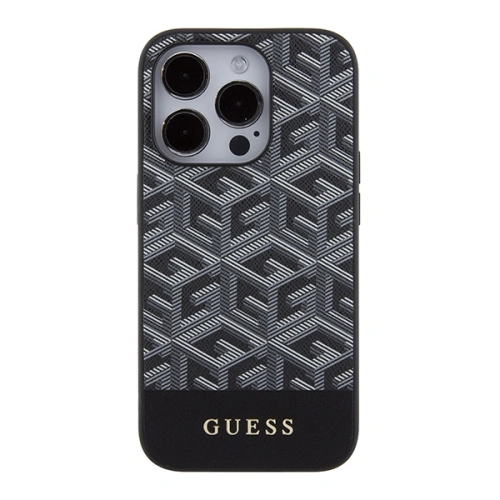 Kup Etui Guess GUHMP15XHGCFSEK Apple iPhone 15 Pro Max hardcase GCube Stripes MagSafe negru/black - GUE3322 - {ean13} - Sklep Home Screen