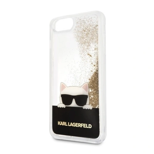 Kup Karl Lagerfeld KLHCI8LCHPEEGO iPhone 7/8 Plus zlatý/hard case Liquid Glitter - KLD085GLD - {ean13} - Sklep Home Screen