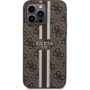 Kup Etui Guess GUHMP15XP4RPSW Apple iPhone 15 Pro Max hardcase 4G Printed Stripes MagSafe brązowy/brown - GUE3323 - {ean13} - Sklep Home Screen