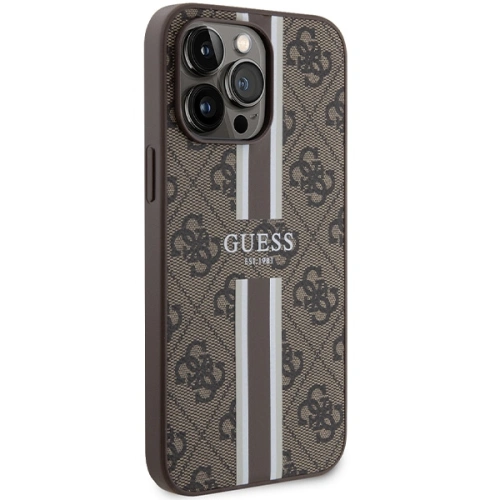 Kup Etui Guess GUHMP15XP4RPSW Apple iPhone 15 Pro Max hardcase 4G Printed Stripes MagSafe barna/brown - GUE3323 - {ean13} - Sklep Home Screen