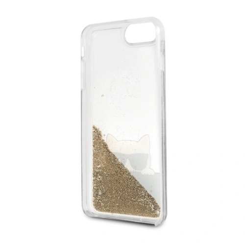 Kup Karl Lagerfeld KLHCI8LCHPEEGO iPhone 7/8 Plus zlatý/hard case Liquid Glitter - KLD085GLD - {ean13} - Sklep Home Screen
