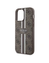 Buy Guess GUHMP15XP4RPSW Apple iPhone 15 Pro Max hardcase 4G Printed Stripes MagSafe brown - GUE3323 - {ean13} - Home Screen Store Europe