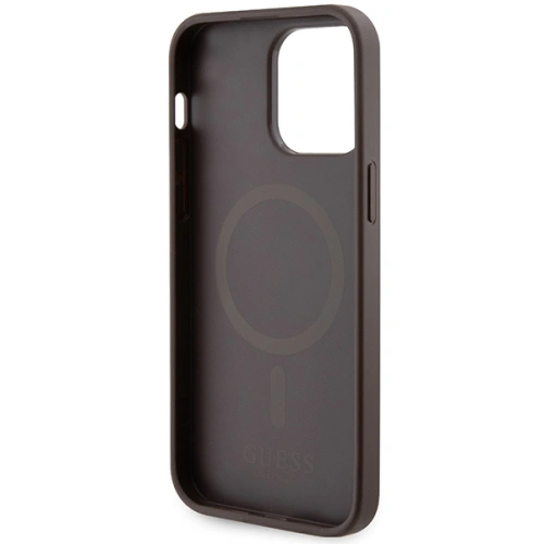 Kup Case Guess GUHMP15XP4RPSW Apple iPhone 15 Pro Max Hardcase 4G Gedruckte Streifen MagSafe braun/brown - GUE3323 - {ean13} - Sklep Home Screen