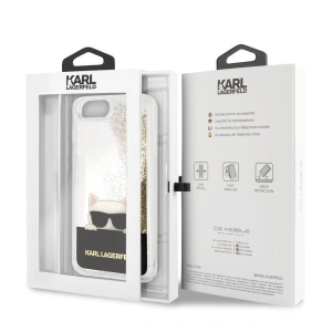 Kup Karl Lagerfeld KLHCI8LCHPEEGO iPhone 7/8 Plus gold/złoty hard case Liquid Glitter - KLD085GLD - {ean13} - Sklep Home Screen