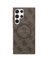 Kup Etui Guess GUHMS24LG4GFRW Samsung Galaxy S24 Ultra hardcase 4G Collection Leather Metal Logo MagSafe hnědý/brown - GUE3325 - {ean13} - Sklep Home Screen