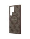 Kup Etui Guess GUHMS24LG4GFRW Samsung Galaxy S24 Ultra hardcase 4G Collection Leather Metal Logo MagSafe hnědý/brown - GUE3325 - {ean13} - Sklep Home Screen