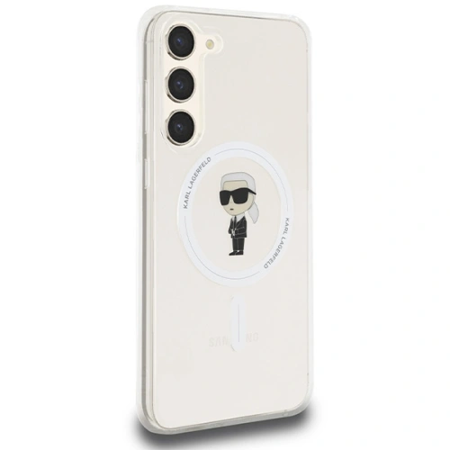 Buy Karl Lagerfeld KLHMS23MHFCKNOT Samsung Galaxy S23+ Plus hardcase IML Ikonik MagSafe transparent - KLD1893 - {ean13} - Home Screen Store Europe