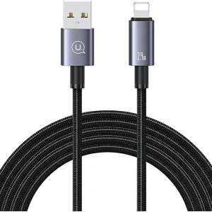 Kup Kabel USAMS US-SJ669 USB-A / Lightning 2,4A 2m Rychlé nabíjení ocelový/rezavý - USA1049 - {ean13} - Sklep Home Screen