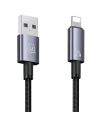 Kup Kabel USAMS US-SJ669 USB-A / Lightning 2,4A 2m Rychlé nabíjení ocelový/rezavý - USA1049 - {ean13} - Sklep Home Screen
