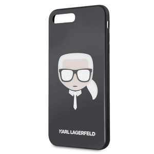 Kup Karl Lagerfeld KLHCI8LDLHBK iPhone 7/8 Plus czarny/black Iconic Glitter Karl`s Head - KLD086BLK - {ean13} - Sklep Home Screen