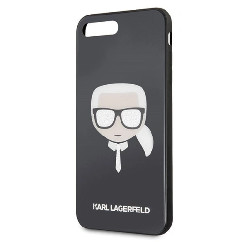 Kup Karl Lagerfeld KLHCI8LDLHBK iPhone 7/8 Plus černý/black Iconic Glitter Karl`s Head - KLD086BLK - {ean13} - Sklep Home Screen
