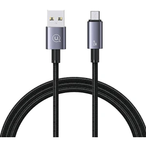 Kup Kabel USAMS US-SJ670 USB-A / Micro-USB 2A 2m Rychlé nabíjení ocelový/rezavý - USA1051 - {ean13} - Sklep Home Screen