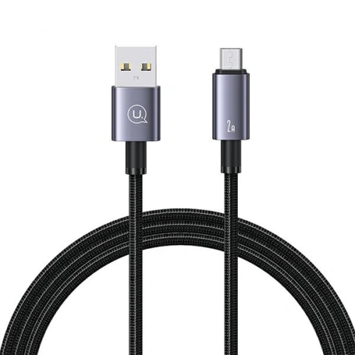 Kup Kabel USAMS US-SJ670 USB-A / Micro-USB 2A 2m Rychlé nabíjení ocelový/rezavý - USA1051 - {ean13} - Sklep Home Screen