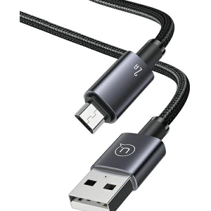 Kup Kabel USAMS US-SJ670 USB-A / Micro-USB 2A 2m Fast Charging stalowy/tarnish - USA1051 - {ean13} - Sklep Home Screen