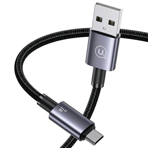 Kup Kabel USAMS US-SJ670 USB-A / Micro-USB 2A 2m Rychlé nabíjení ocelový/rezavý - USA1051 - {ean13} - Sklep Home Screen