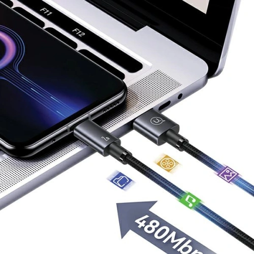 Kup Kabel USAMS US-SJ670 USB-A / Micro-USB 2A 2m Fast Charging stalowy/tarnish - USA1051 - {ean13} - Sklep Home Screen
