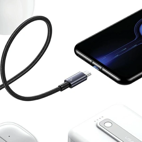 Kup Kabel USAMS US-SJ670 USB-A / Micro-USB 2A 2m Rychlé nabíjení ocelový/rezavý - USA1051 - {ean13} - Sklep Home Screen
