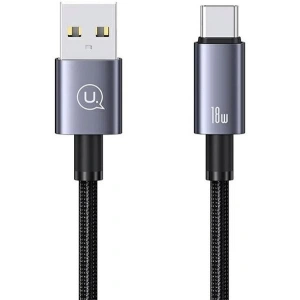 Kup Kabel USAMS US-SJ680 USB-A / USB-C 3A 0,25m Fast Charging stalowy/tarnish - USA1052 - {ean13} - Sklep Home Screen